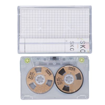 DIY Music Blank Cassette Tape, 46min Recording Time, Low Noise, High Output, Sturdy PC and Aluminum Alloy Material, Reel to Reel Cassettes Tape for Full Length Albums Recording (YedaHcy9yg6U-13)