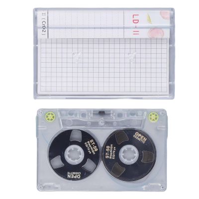 DIY Music Blank Cassette Tape, 46min Recording Time, Low Noise, High Output, Sturdy PC and Aluminum Alloy Material, Reel to Reel Cassettes Tape for Full Length Albums Recording (YedaHcy9yg6U-11)