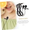 EPIGEIST 2pcs Lavalier Microphone High Sensitivity Clip Mic for Recording Interviews Compatible Computers and Cameras Design for Versatile Use view 4