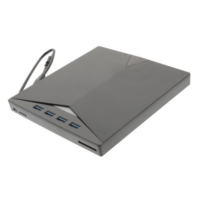 DIYEAH Silent Mechanism Cd Writer Fast Data Transmission DVD Player for Laptop Easy to Carry