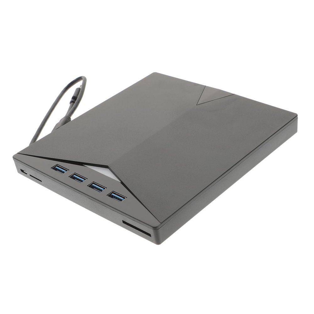 DIYEAH Silent Mechanism Cd Writer Fast Data Transmission DVD Player for Laptop Easy to Carry