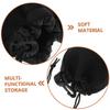 DIYEAH 3pcs Waterproof Neoprene Camera Lens Pouch Set Drawstring for DSLR and Travel Lens Protector and Storage Bags for Outdoor Photography view 4