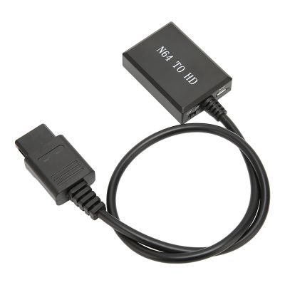 NIZUUONE N64 Multimedia Interface Converter A HD Cable High Precision Video Games for PAL NTSC Resolution 720p 1080P Portable Design