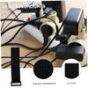 DOITOOL 5pcs Elastic Nylon Fastening Strap Buckle for Cord Organization Hook and Tie Down Straps for Cables Hose and More Black view 4