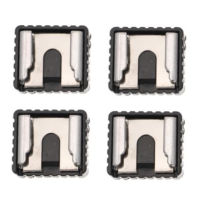 Lurrose 4pcs Hot Shoe Mount Adapter Thread Easy Install Light Stand Umbrella Holder for Camera Light and Monitor