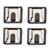 Lurrose 4pcs Hot Shoe Mount Adapter Thread Easy Install Light Stand Umbrella Holder for Camera Light and Monitor view 1