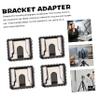 Lurrose 4pcs Hot Shoe Mount Adapter Thread Easy Install Light Stand Umbrella Holder for Camera Light and Monitor view 3