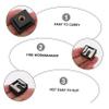 Lurrose 4pcs Hot Shoe Mount Adapter Thread Easy Install Light Stand Umbrella Holder for Camera Light and Monitor view 4