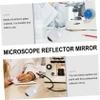 PRETYZOOM 2pcs Optical Reflector Laboratory Microscope Accessories Reflectors Easy Install Concentrate Light view 2
