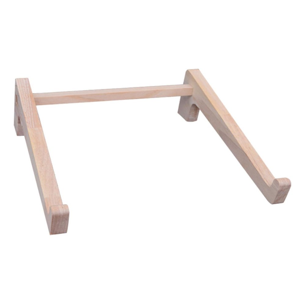 CIYODO Countertop Laptop Stand Wooden Riser for Desk Multi-Functional Notebook Holder Portable Tablet Support Reduces Neck Fatigue Fits Laptops