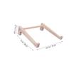 CIYODO Countertop Laptop Stand Wooden Riser for Desk Multi-Functional Notebook Holder Portable Tablet Support Reduces Neck Fatigue Fits Laptops view 2