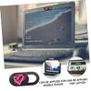 ARTIBETTER 3Pcs Heart Printed Webcam Cover Slide Blocker for Laptop and Tablet Cute Cartoon Design Privacy Protection view 2