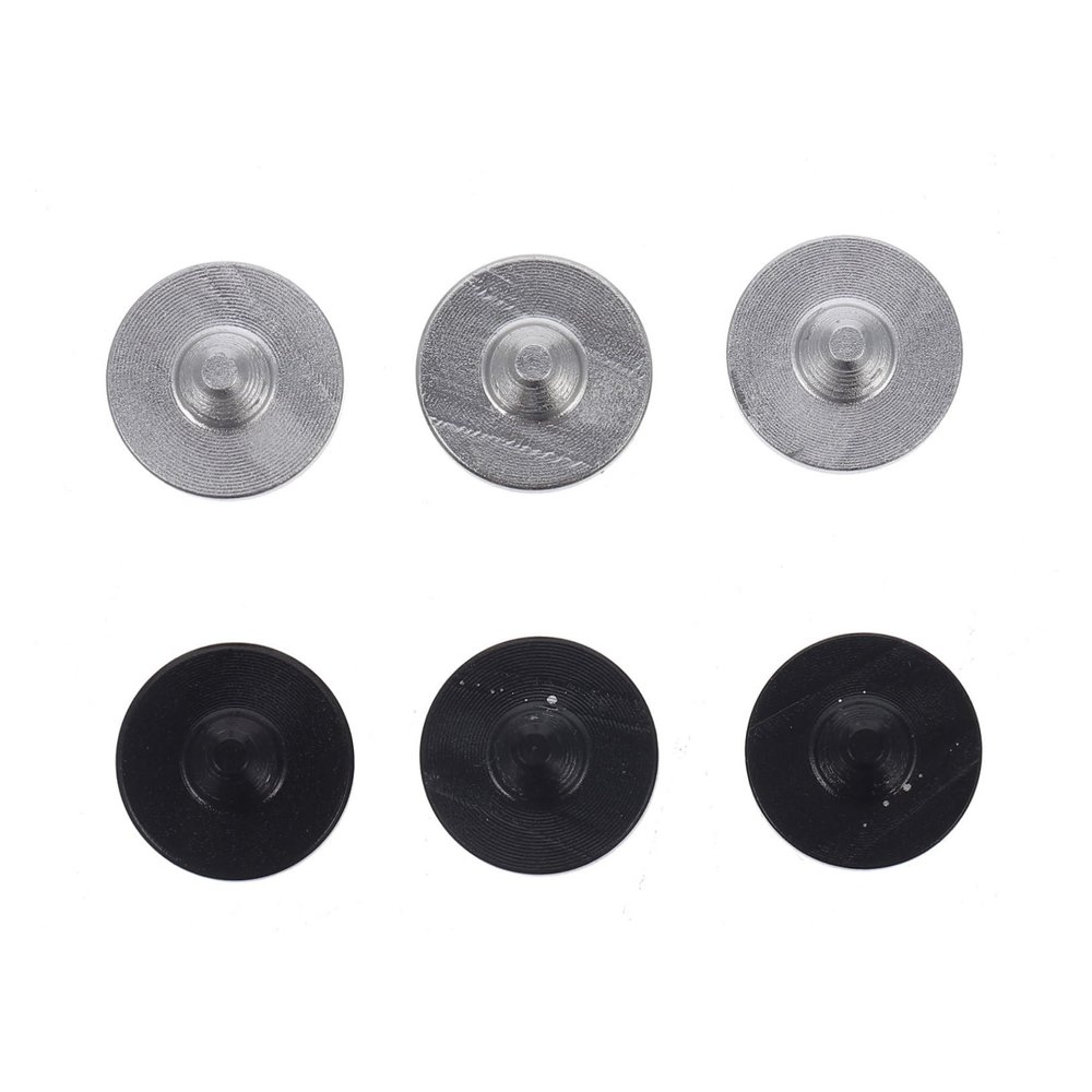 POPETPOP 6pcs Aluminum Alloy Shutter Release Button Camera Replacement for Enhanced Control Flat Concave Convex Stylish Design for Photographers