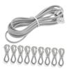 Gadpiparty 10pcs Pc Wire Telephone Line Extension Cord for Office Hotel Use Easy to Install Phone Cord Connector Connection for Fax Machines and Landlines view 1