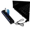DIYEAH Port USB Hub with Off for Laptop Pc High-Speed Data Transfer Ergonomic Design Black USB Hub for Multiple Devices Safe and Convenient Use view 3