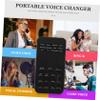 LALAFINA Portable Voice Changer Sound Card for Gaming Mini Device for Karaoke Live Streaming Video -Key Sound Effects and Noise Reduction view 3