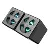 Angoily 2pcs Subwoofer for Desktop Wired Computer Speaker Stereo Sound RGB Lighting view 1