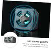 Angoily 2pcs Subwoofer for Desktop Wired Computer Speaker Stereo Sound RGB Lighting view 3