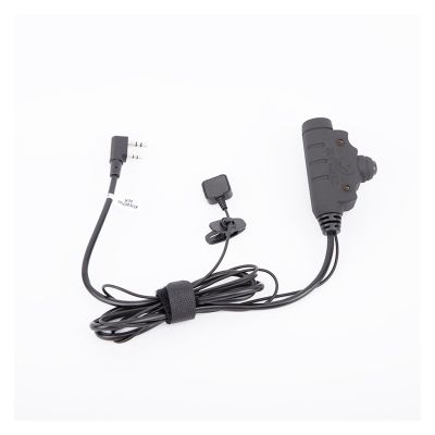 KTRCSA Z-Tac Upgraded U94 with Finger-Trigger PTT Switch Z115 for Kenwo~d Baof~ng UV-82 Two-Way Radio(Z115 PTT K Plug)