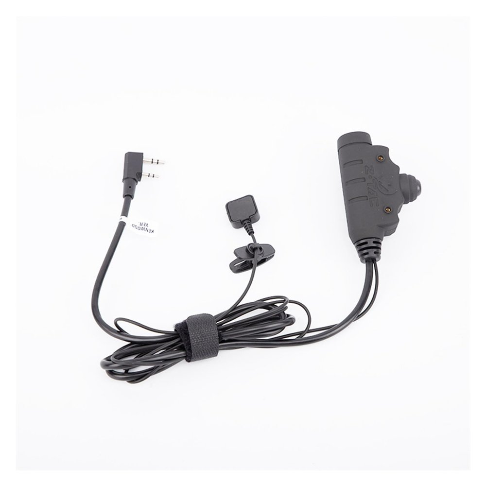 KTRCSA Z-Tac Upgraded U94 with Finger-Trigger PTT Switch Z115 for Kenwo~d Baof~ng UV-82 Two-Way Radio(Z115 PTT K Plug)