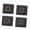 LALAFINA 4pcs Flash Shoe Mount Adapter Hole for Camera Lighting Support Hot Shoe Clamp view 1