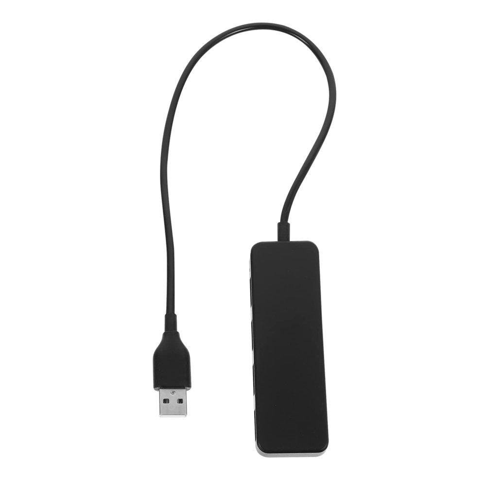 DIYEAH USB 2.0 Hub 4 Ports Splitter Adapter for Laptop and Desktop Ultra-Thin Plastic USB Hub for Multiple Devices Portable for Printers and Keyboards