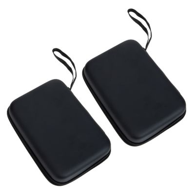 ARTIBETTER 2pcs EVA Zipper Storage Bag for Hard Drive Portable Electronics Organizer Pouch for USB Cables Earphones and Accessories Shockproof Tech Tool Case