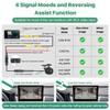2in1 AHD 1080P License Plate Backup Camera for Car, Truck, SUV, Minivan, Camper, RV, Pickup, GreenYi Video Format Switch Button Rear Front View License Plate Frame Camera view 3