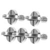 DIYEAH 5pcs Tripod Screws for Quick Release Plate d Shaft Mount Adapter Lightweight Plated Camera Screws Compatible Cameras view 1