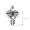 DIYEAH 5pcs Tripod Screws for Quick Release Plate d Shaft Mount Adapter Lightweight Plated Camera Screws Compatible Cameras view 4