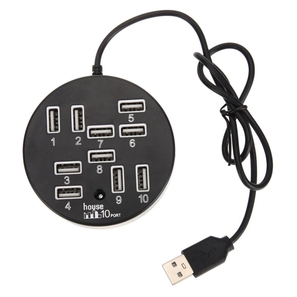 Artibetter Port USB Hub USB Expander for Laptop and Desktop Splitter Hot Swap Feature Compact and Portable Design