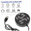 Artibetter Port USB Hub USB Expander for Laptop and Desktop Splitter Hot Swap Feature Compact and Portable Design view 4