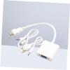 DIYEAH to Vga Adapter Full Video Audio Converter USB Charging Compatible Computer Laptop Tablet Easy to Use view 3