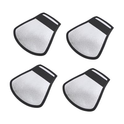 DIYEAH 4pcs Portable Camera Flash Diffuser Kit Reflector Diffuser for Photography Easy Setup Removal Soft Lighting