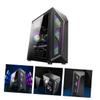 Angoily Flux Pro Inspired RGB Desktop Case Full Tower Computer Case for ATX Motherboard Stylish Gaming Chassis view 2