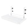 Lybunair Under Desk Clamp On Storage Shelf Basket, Multipurpose Cable Management Tray Holder for Wire Router, Power Strip, Home, Office view 1