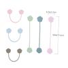 DIYEAH 6pcs Magnetic Storage Bands Versatile Cable Organizers for USB Chargers Headphones and Items Lightweight and Compact Design Random Style view 2