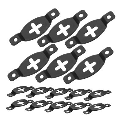 Sosoport 20pcs Speaker Hanger Plate Wall Mount Speaker Hook Hooks Flat for Hanging