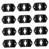 TEHAUX 20pcs Small Speaker Hanger Brackets Wall Mount Audio Speaker Hooks Hanger Plates for Surround Simple Design Easy Installation view 1