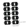 TEHAUX 20pcs Small Speaker Hanger Brackets Wall Mount Audio Speaker Hooks Hanger Plates for Surround Simple Design Easy Installation view 2