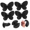 HOLIDYOYO 4pcs Butterfly Shape Cord Winder Set Kitchen Appliance Cord Organizer Stick-On Easy Cable Management view 2