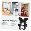 HOLIDYOYO 4pcs Butterfly Shape Cord Winder Set Kitchen Appliance Cord Organizer Stick-On Easy Cable Management view 4