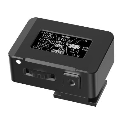 THYXGS Camera Light Meter, Film Camera Exposure Meter, 30 Average Metering, with OLED Screen, Cold Shoe Mount, Adjust ISO, Aperture and Shutter Speed Photography, for Vintage Cameras