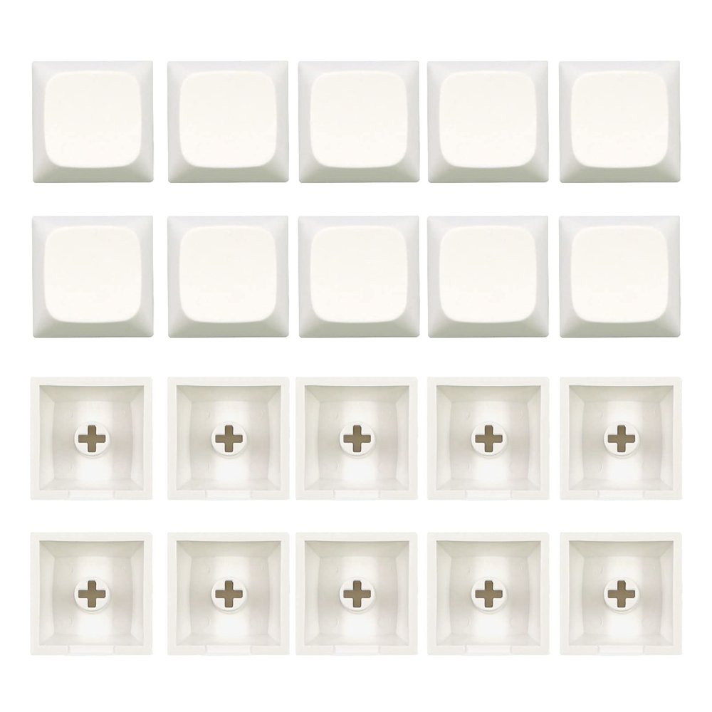 20 Keys PBT Keycap XDA 1U Not Engraving Key Unique Character Key Button for Mechanical Keyboard