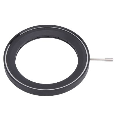 SK60 Manual Adjustable Microscope Lens Diaphragm, 4 60mm Aperture, 18 Design, Aluminum Alloy Material, Easy Installation for Optical