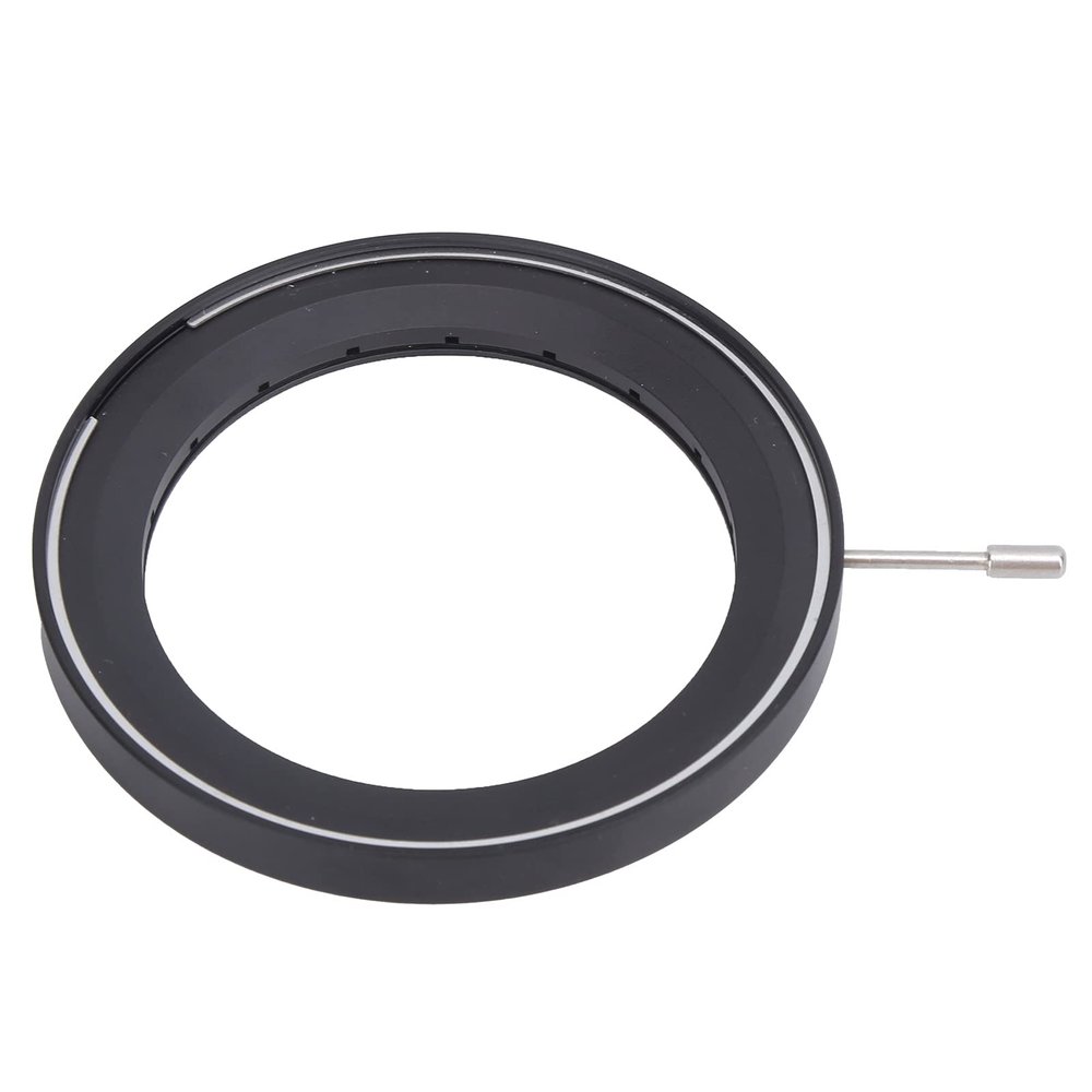 SK60 Manual Adjustable Microscope Lens Diaphragm, 4 60mm Aperture, 18 Design, Aluminum Alloy Material, Easy Installation for Optical