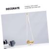 Toddmomy 2Pcs Beech Wooden Camera for Adorable Camera Model Ornament for Boys and Desktop Decor and Plaything for Imaginative Pretend Play view 2