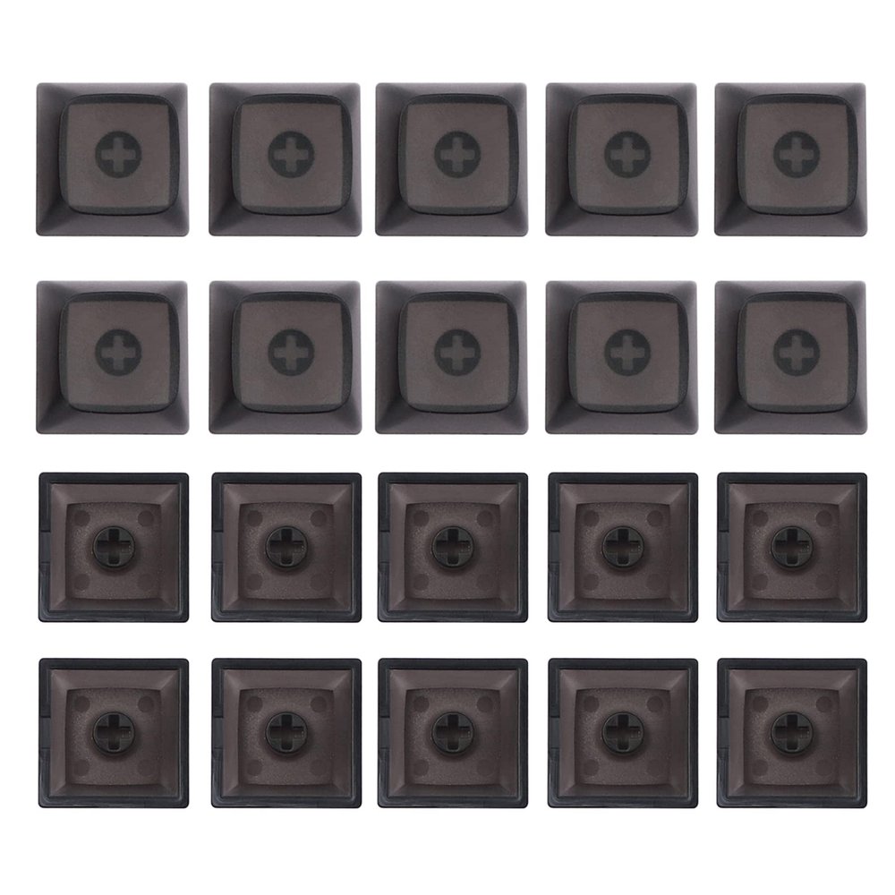 20 Keys PBT Keycap XDA 1U Not Engraving Key Unique Character Key Button for Mechanical Keyboard