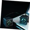 NUOBESTY 2pcs Gaming Speaker Mini Wired Speaker RGB Led Computer Laptop Loudspeaker Surround Sound Volume Control view 4