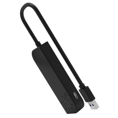 Angoily 1pc USB Hub Adapter Port Splitter for Portable Data Hub Voltage-stabilizing Technology Compact for and Devices